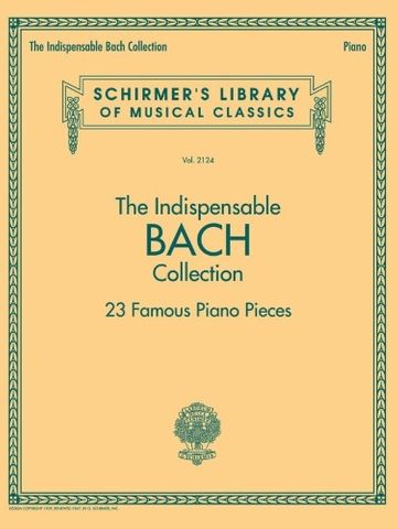 Indispensable Bach Collection 23 Pno Pcs