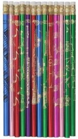 Assorted Music Pencils with Rubbers