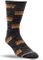Kiss All Over Crew Socks Charc Mix L