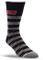 Kiss Lightning Stripes Crew Socks Charc