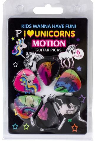 Pk 6 I Love Unicorn Motion Picks