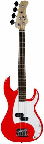 J Reynolds Short Scale RED Bass Guitar