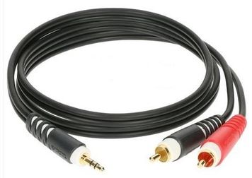 Klotz Y Cable 3m MJ/RCA Gold