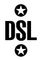DSL ELS20 Black Elastic Guitar Strap