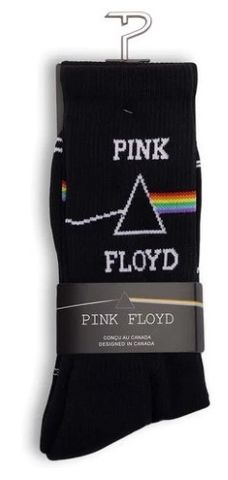 Dark Side of The Moon L Blk Crew Socks