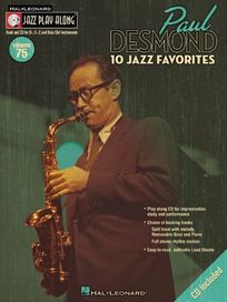Paul Desmond Jazz Play Along Vol 75