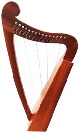 Opus 15st  Lyre Harp in Natural Finish