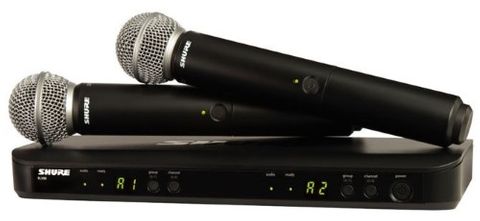 Shure BLX288 S58M17 Wless Dual HH System