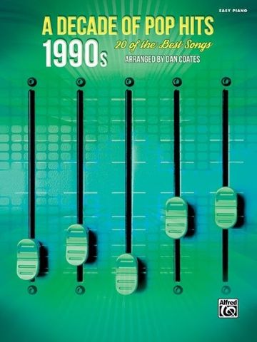 Decade of Pop Hits 1990s Easy Piano