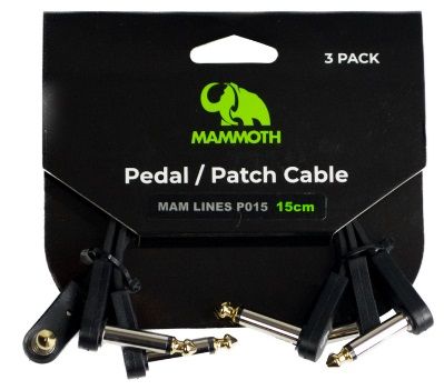 Mammoth 3Pkt 15cm RA to RA Patch Cables