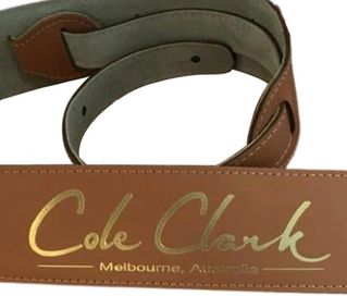 Cole Clark TAN Leather Strap w Gold