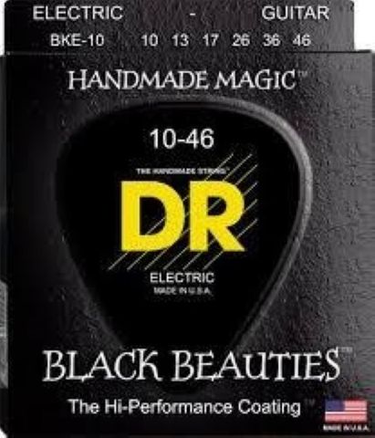 DR BKE10 Black Beauties 10-46 Strings
