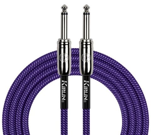 Kirlin 20ft PURPLE Woven Cable