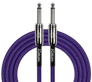 Kirlin 20ft PURPLE Woven Cable