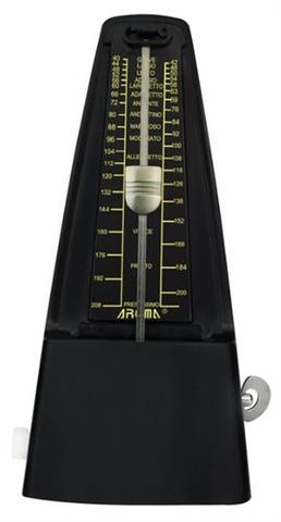 Aroma AM707 BLACK Mechanical Metronome