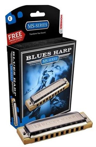 Hohner E New Box Blues Harp