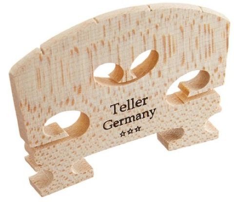 Teller 1/4 Violin Bridge Cut & Fitted