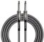 Kirlin CC201 20ft Woven BLK Guitar Cable