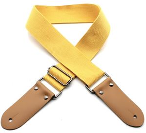 DSL YELLOW 50COTTON Guitar Strap