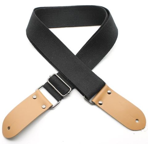 DSL BLACK 50COTTON Guitar Strap