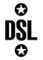 DSL BLACK 50COTTON Guitar Strap