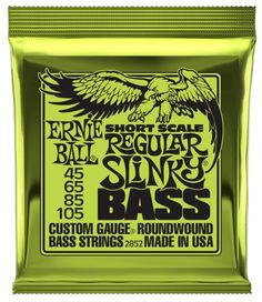 Ernie Ball 45-105 Short Scale Bass Strgs