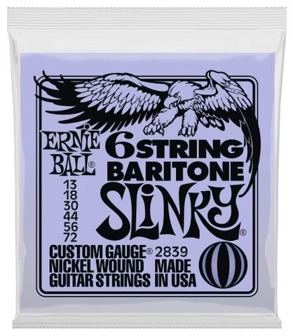 Ernie Ball 6 String Baritone 72-13P