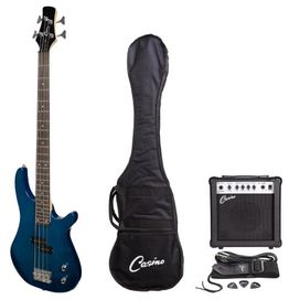 Casino CTB24 TBL Bass Guitar C150B Amp