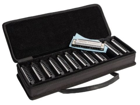 Bryden M70 12 pce Harmonica Set