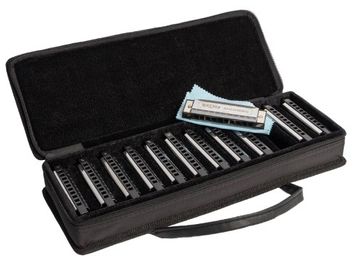 Bryden M70 12 pce Harmonica Set