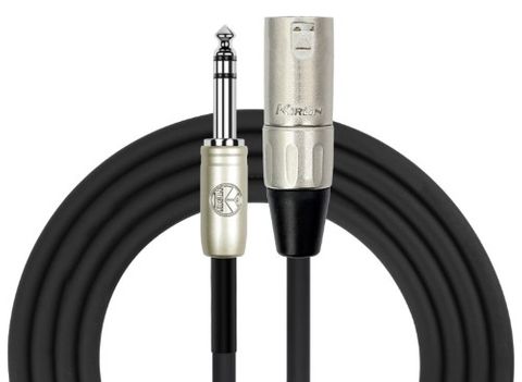 Kirlin 20ft Male XLR-6.5 TRS Patch Cable