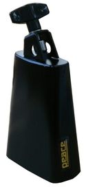 Peace 5in Black Cowbell