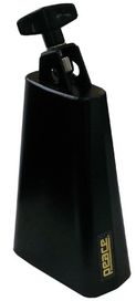 Peace 6in Black Cowbell