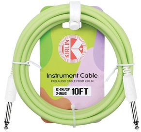 Kirlin 10ft Entry IC Spring Green Cable