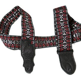 Franklin 2in Red Woven Folk Strap