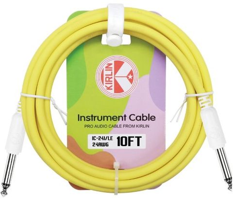 Kirlin 10ft Entry IC Lemon Yellow Cable