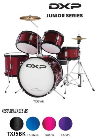 DXP Black TXJ5BK Junior Drum Kit