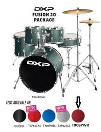 DXP 20in WINE RED Fusion Drum Kit