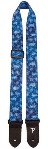 Perris 1.5in Blue Turtles Ukulele Strap