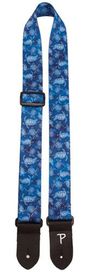 Perris 1.5in Blue Turtles Ukulele Strap