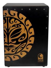 Toca Adj 8 Str Tiger Mask Design Cajon