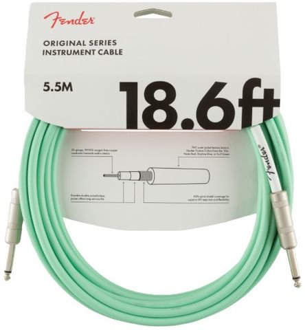 Fender 18.6' GREEN Instrument Cable