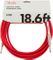 Fender 18.6' Fiesta Red Instrument Cable