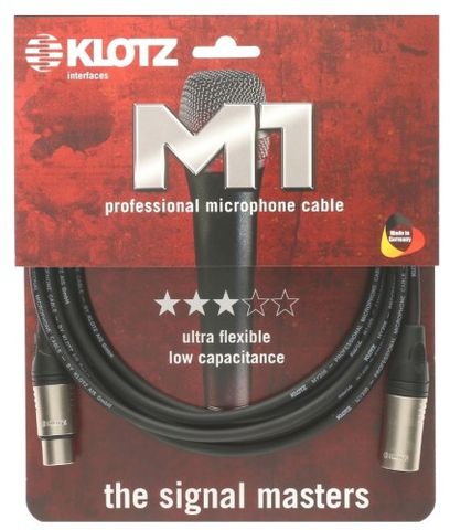 Klotz M1 10M XLR F/M 3P Mic Lead