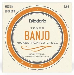 D'addario Nickel Tenor Banjo Strings