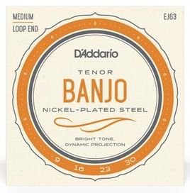 D'addario Nickel Tenor Banjo Strings
