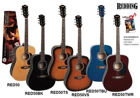 Redding BLACK RED50 Acoustic Guitar