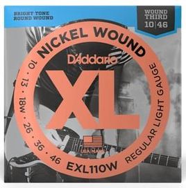 D'addario XLL110W EL Wound 3rd Elect Str