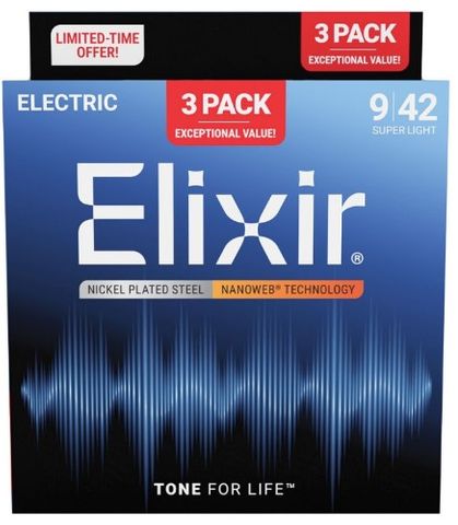 Elixir 3 Pk 9-42 Super Light Electric