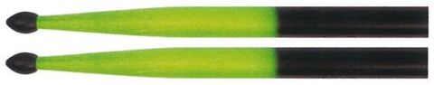 Total Perc GREEN/BLK 5A NT Drum Sticks